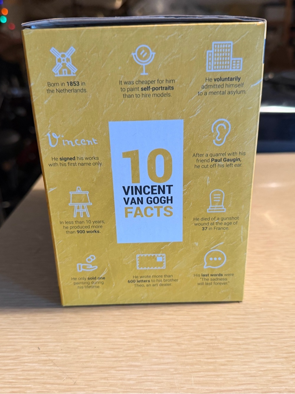 Today is Art Day Vincent Van Gogh Art History Heroes Collectable Figurine NEW - Picture 5 of 6